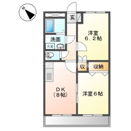 グリーンフィールドの物件間取画像